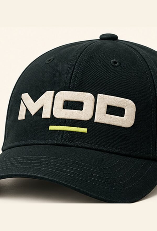 MOD wordmark cap concept